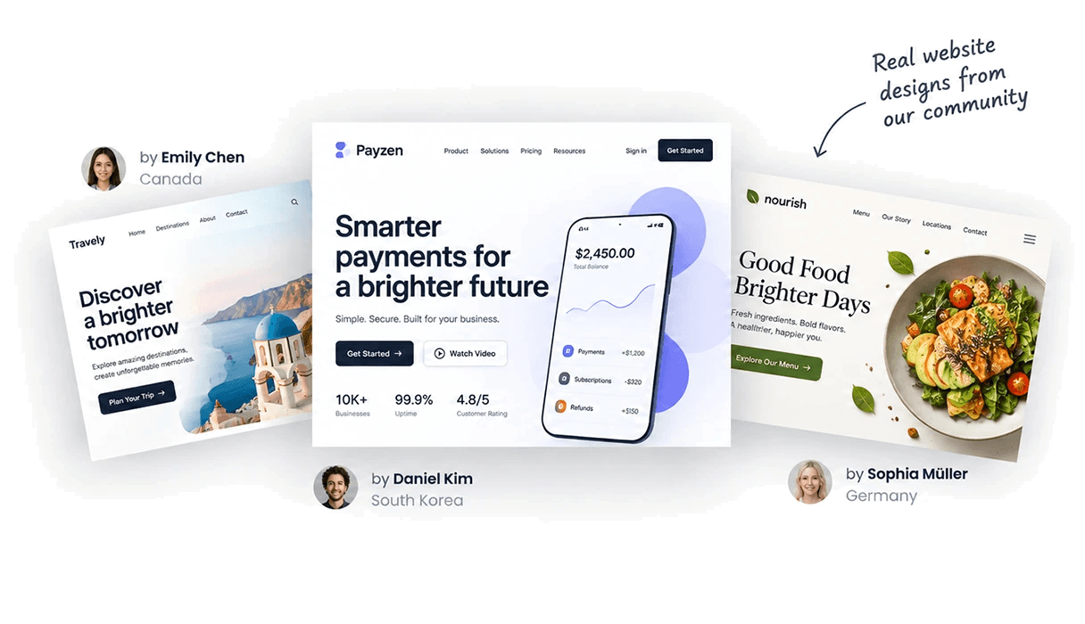Website Design Contest Showcase
